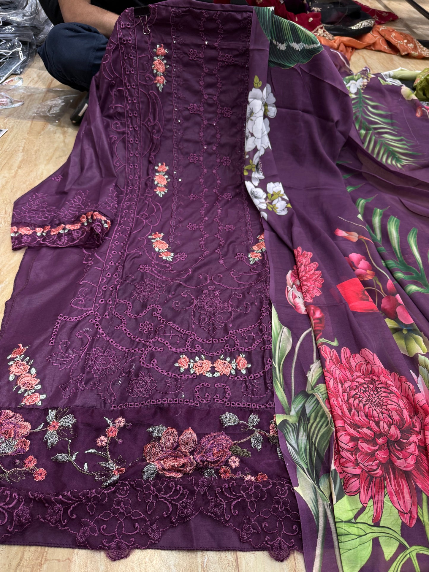 code 1716 cotton semi stitched