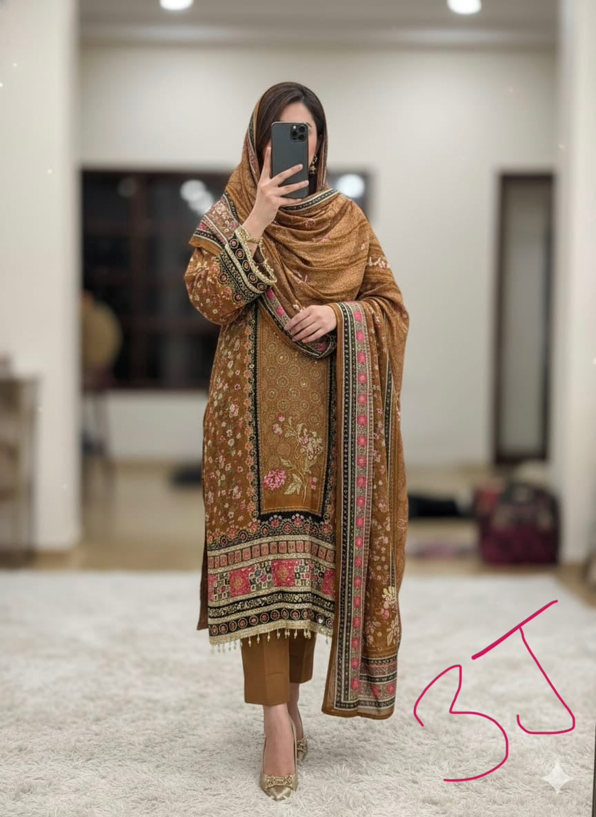 Pure crepe readymade suits select codes