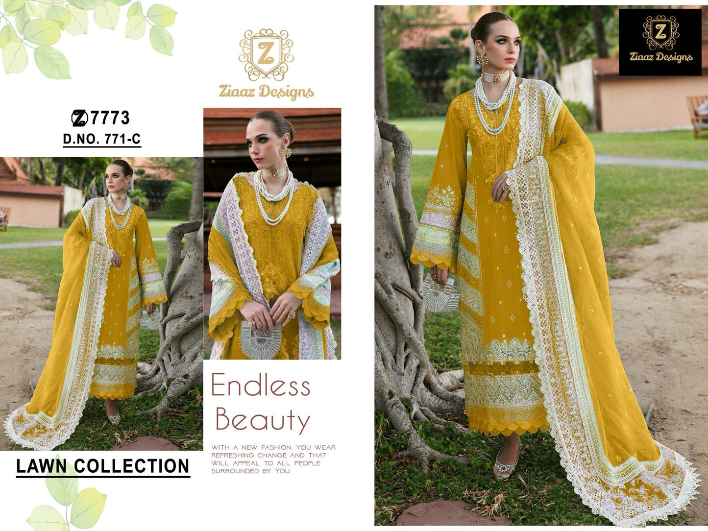 code 771 colours semi stitched