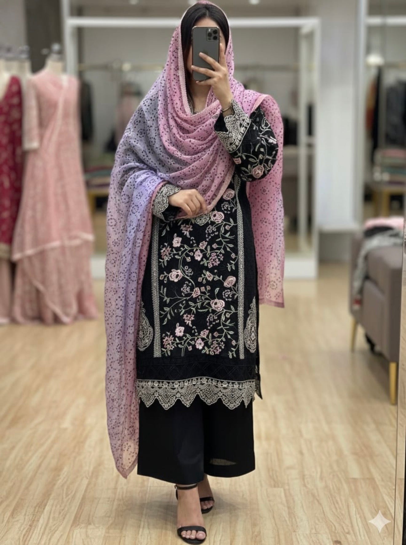 code 1055 semi stitched and readymade