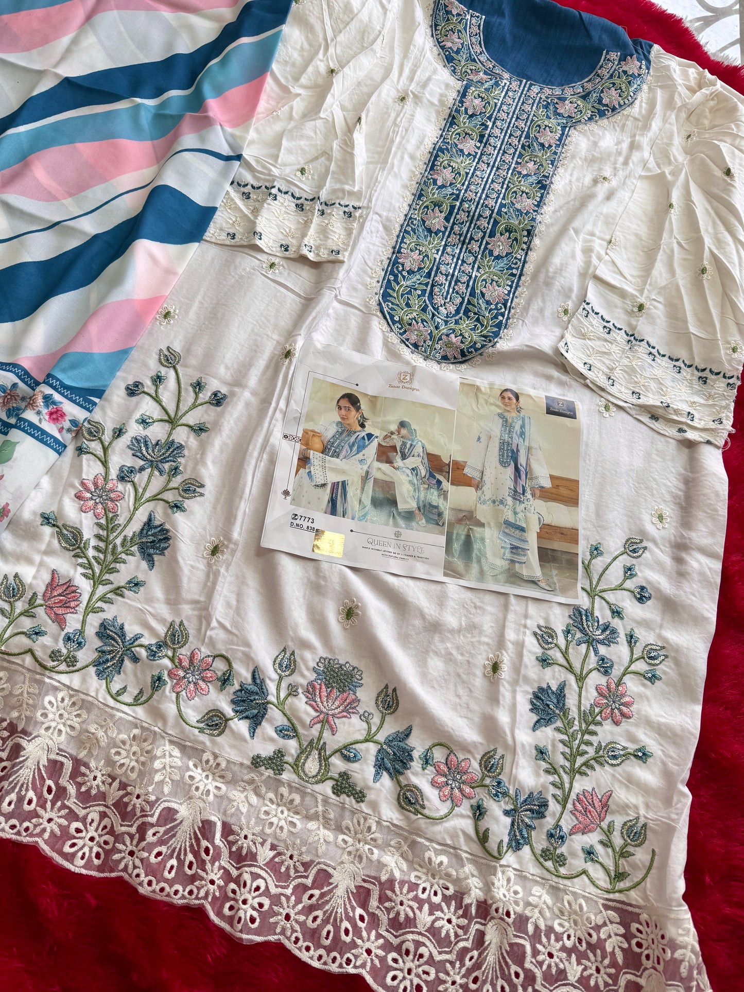 code 854 838 semi stitched