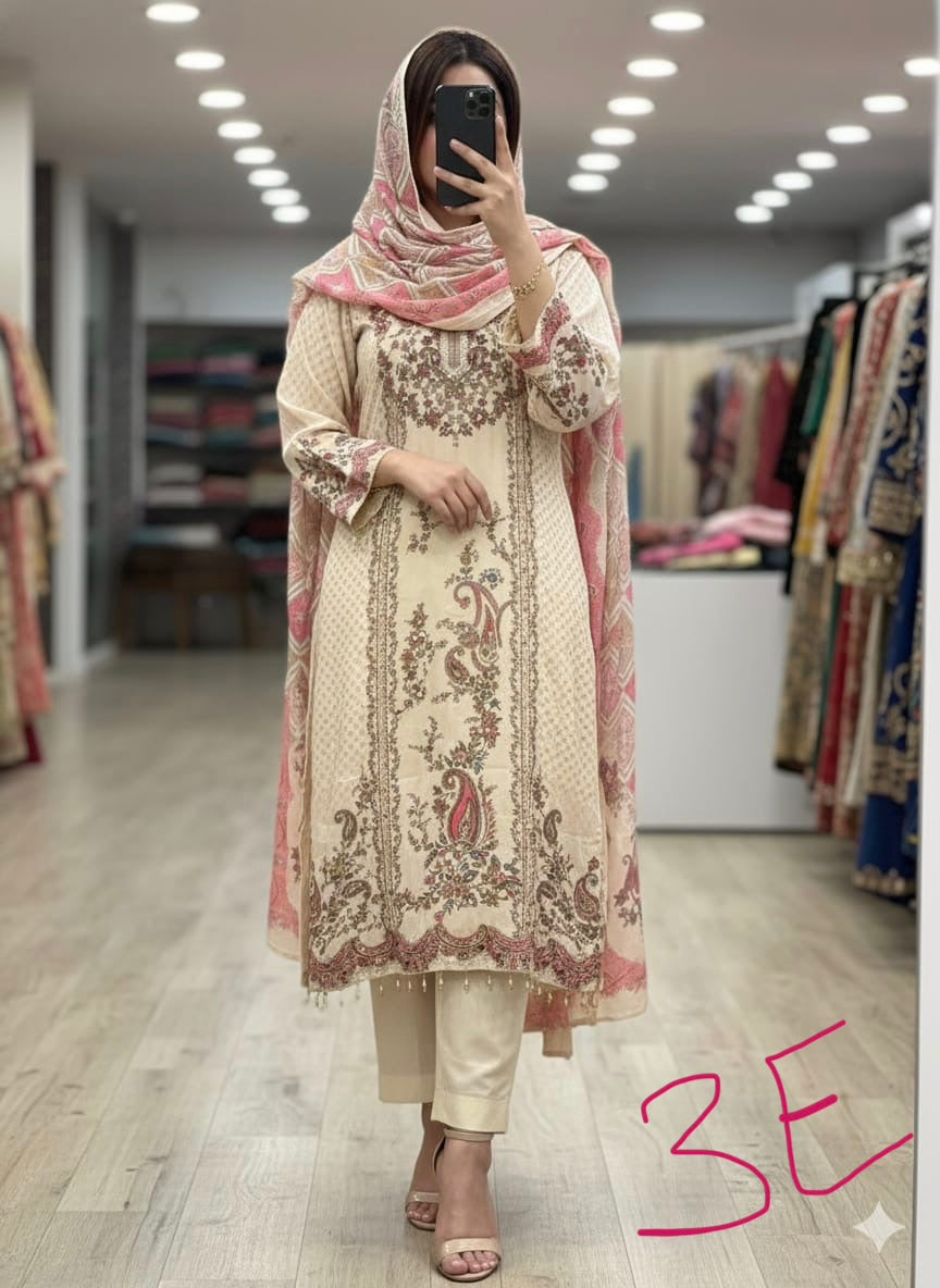 Pure crepe readymade suits select codes