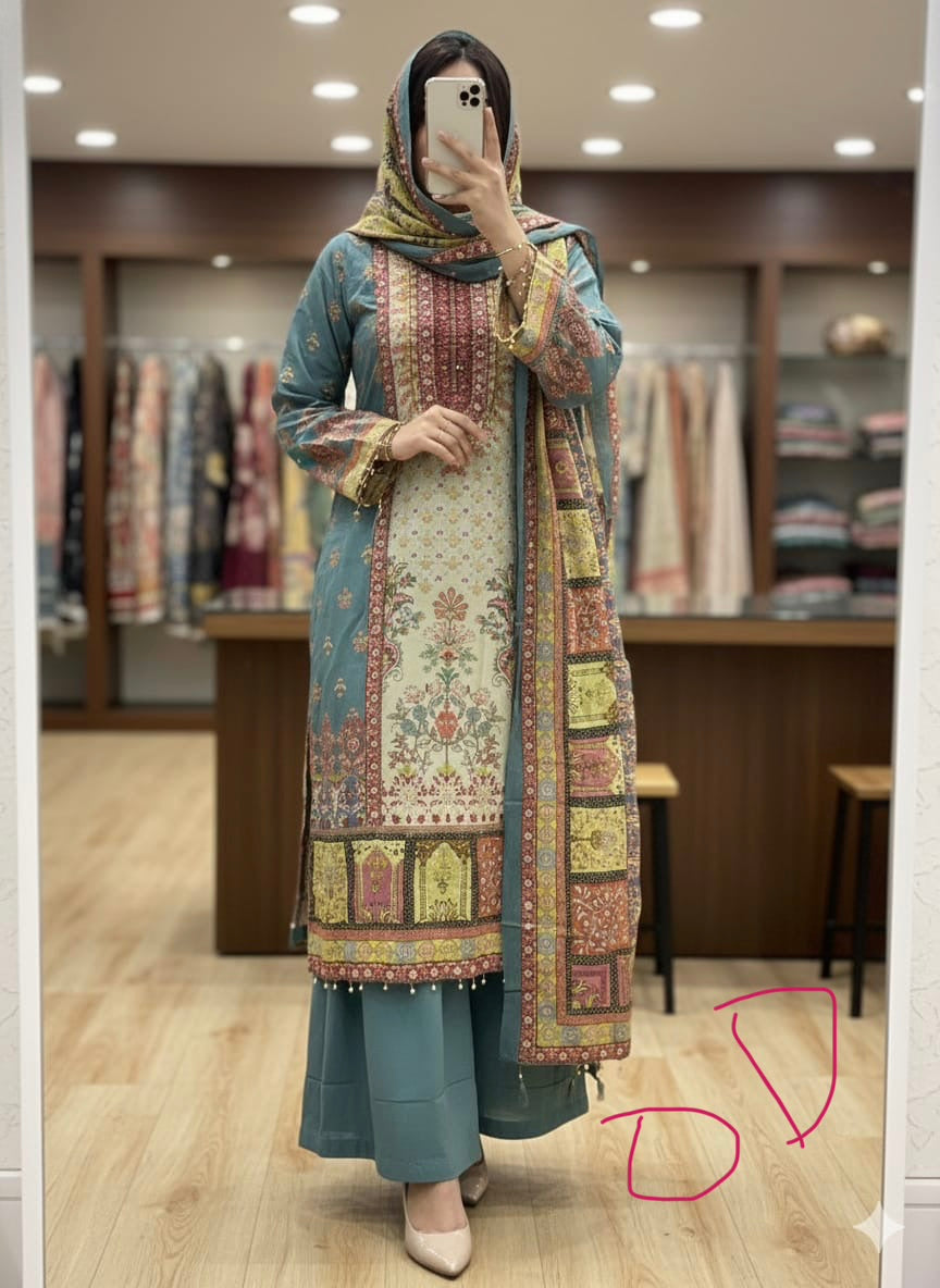 Pure crepe readymade and unstitched