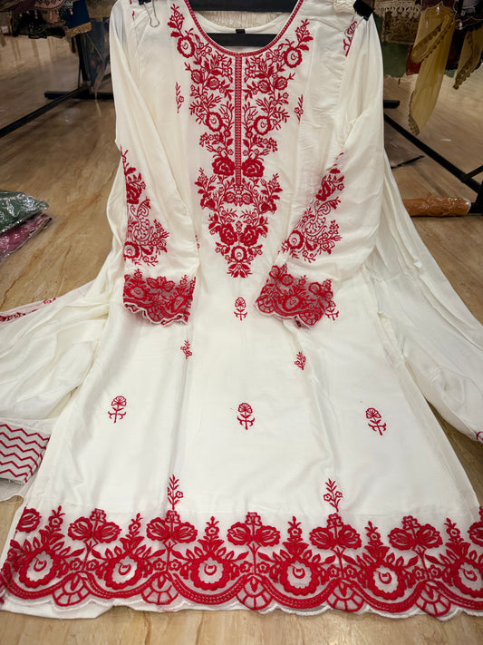 Hania palazzo suit rayon fabric