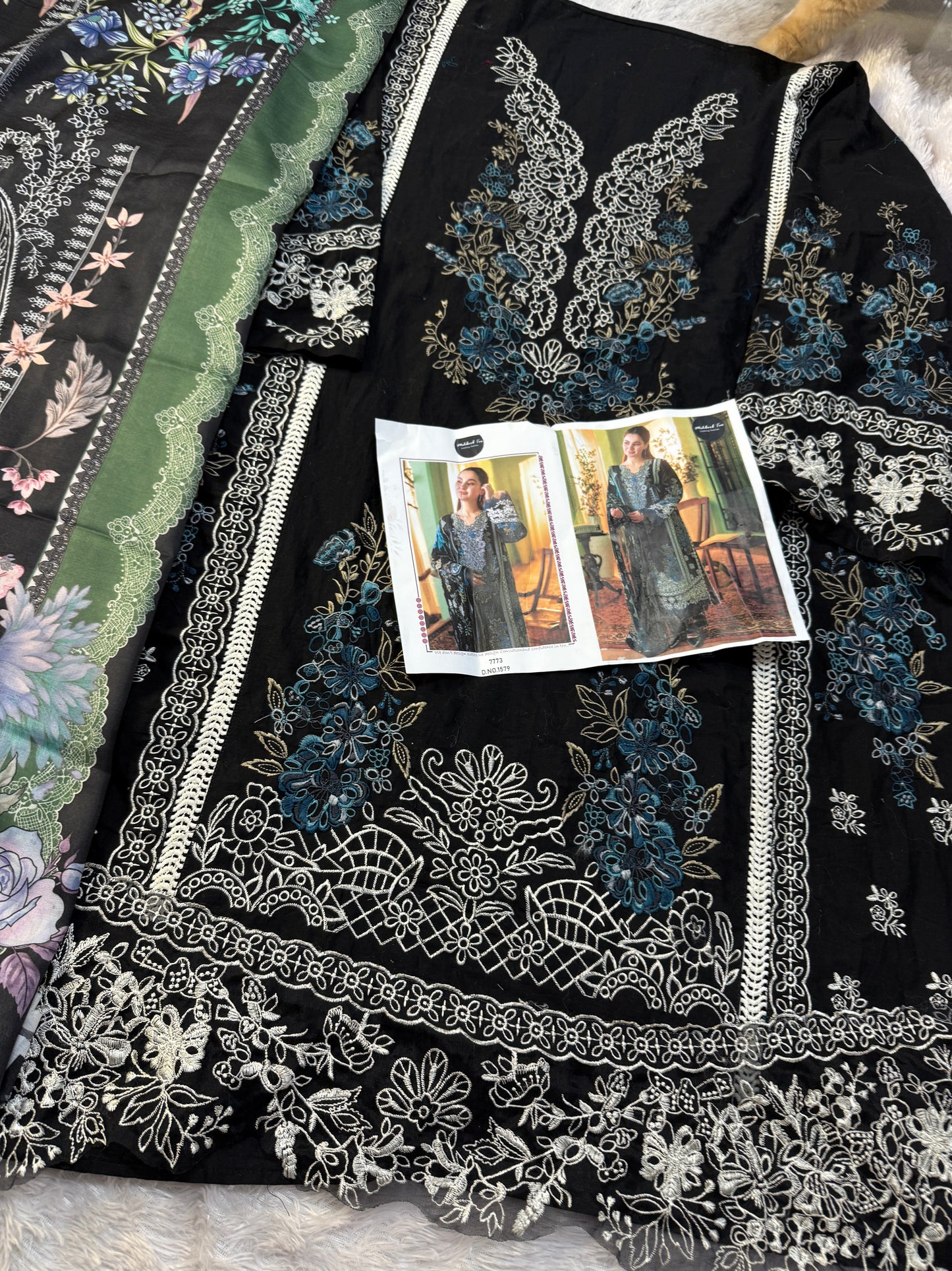 code 1577 and 1579 semi stitched suits