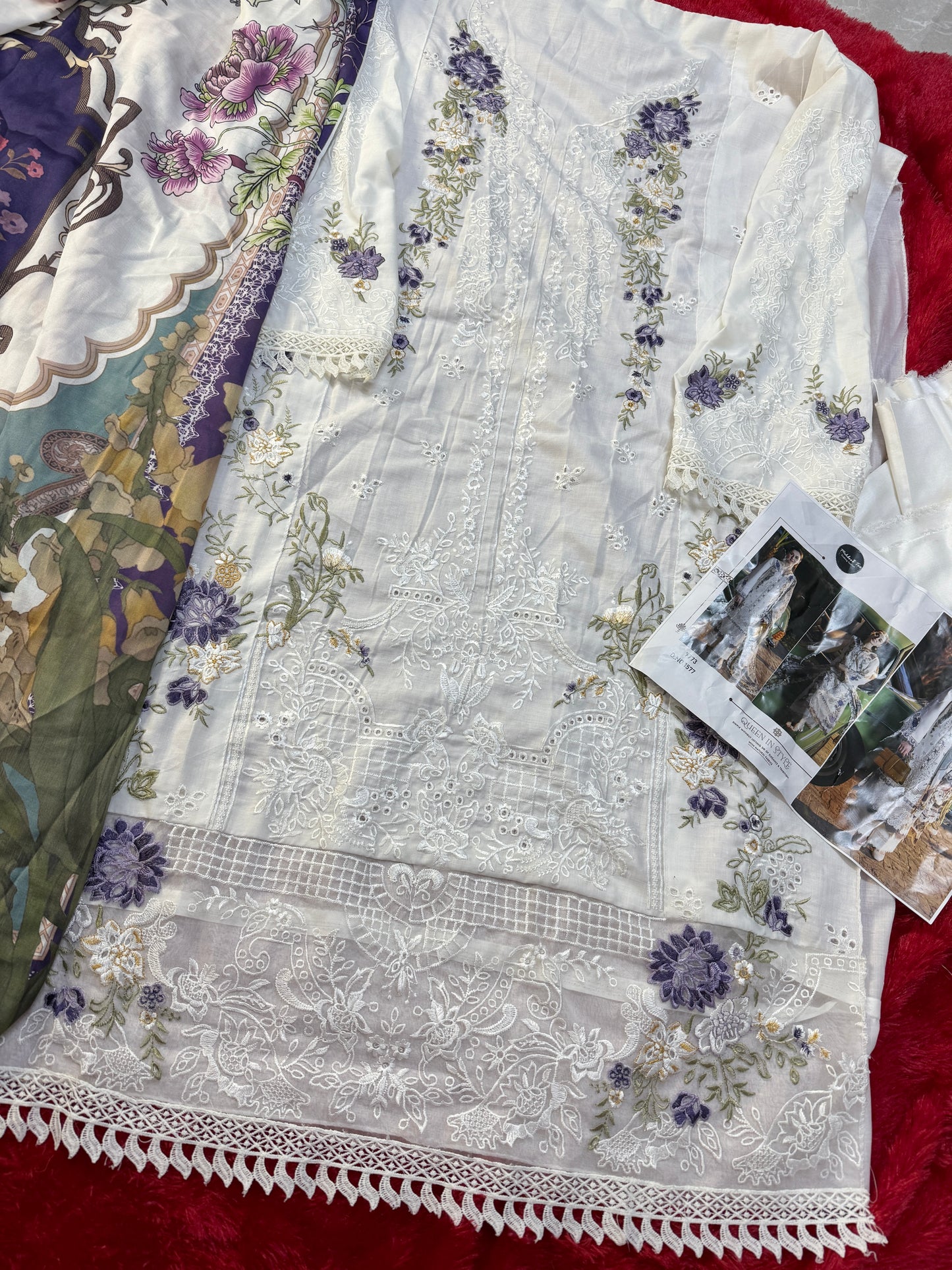 code 1577 and 1579 semi stitched suits