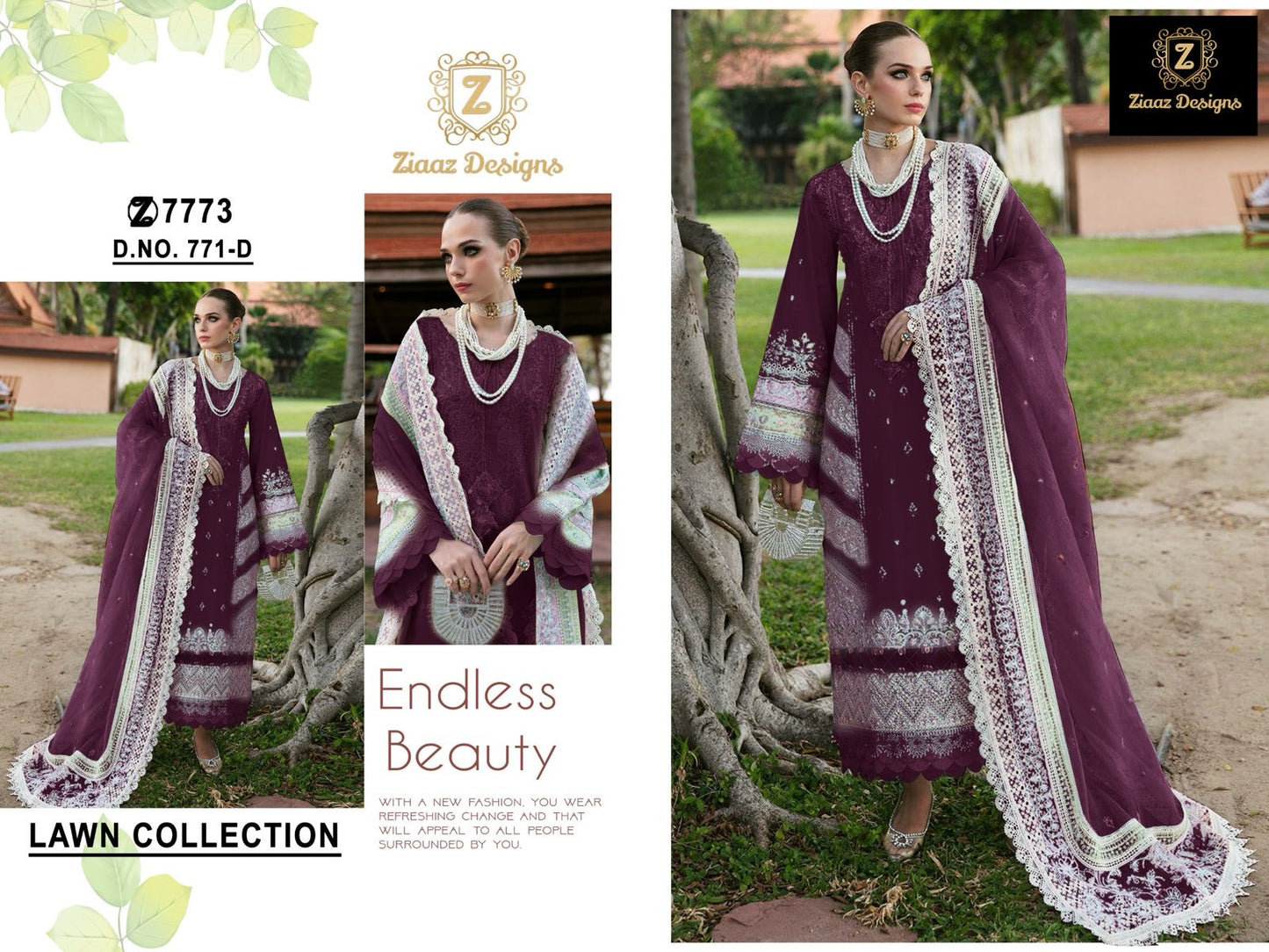 code 771 colours semi stitched