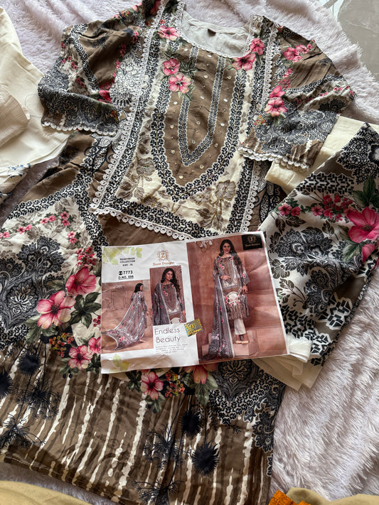 code 698 unstitched muslin