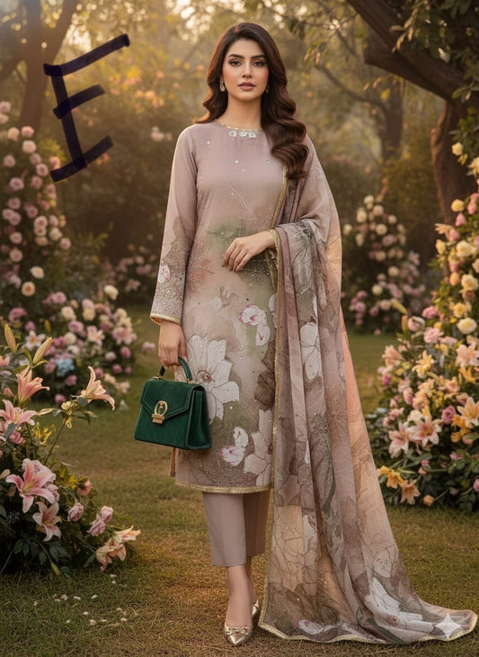 Pure crepe unstitched suits