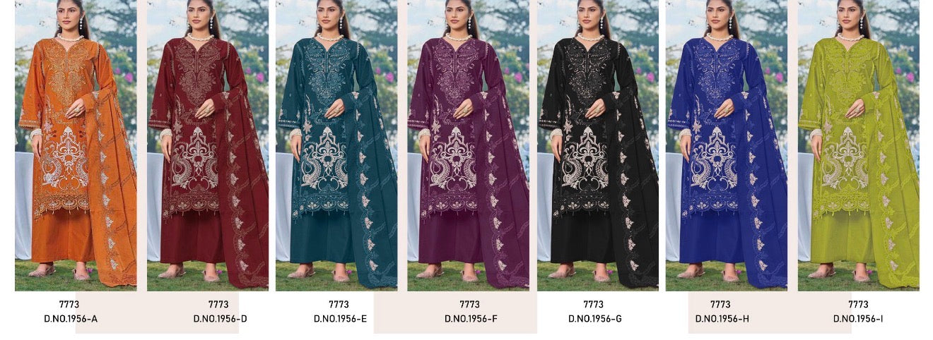 Cotton suits semi stitchd select codes check videos and order