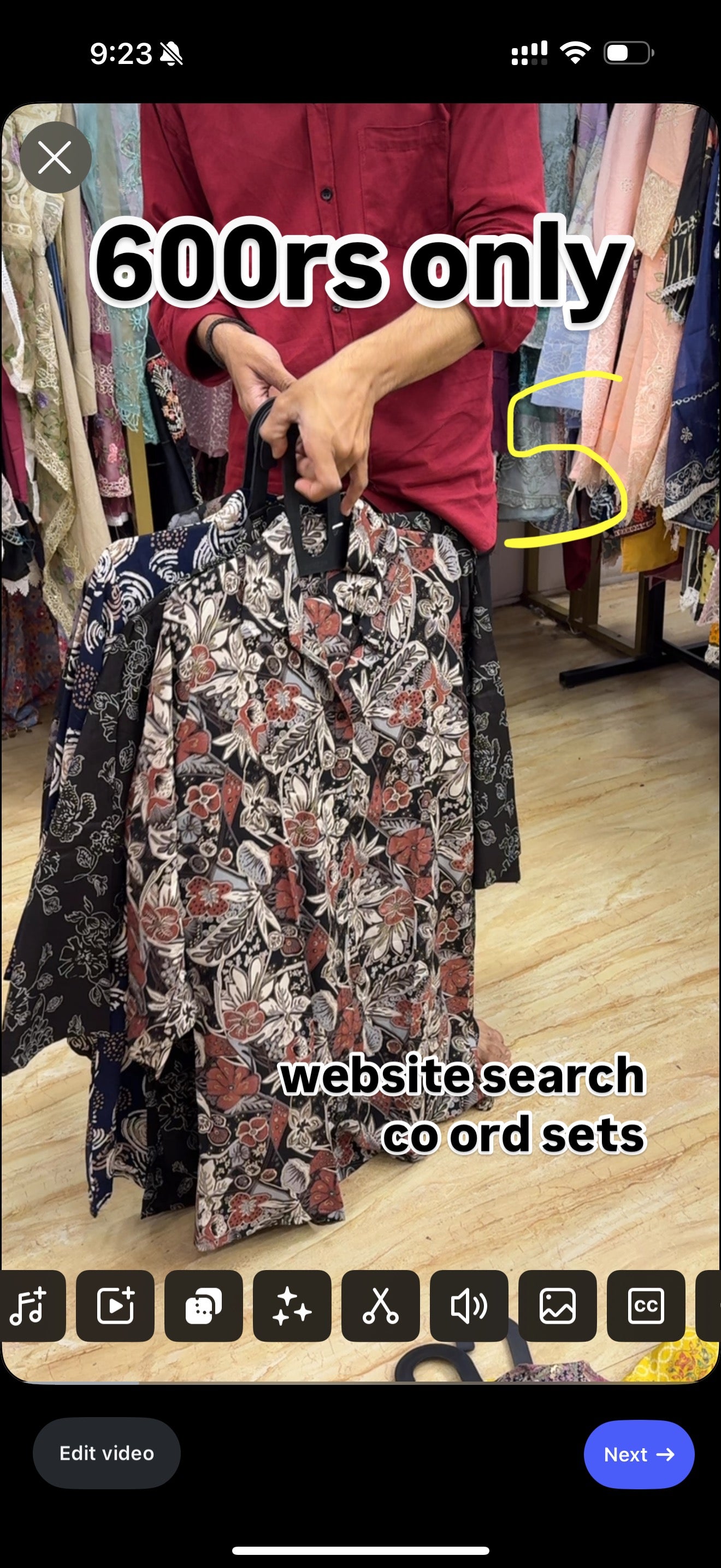 Rayon co ord sets courier included pls mention size L and xl in address section