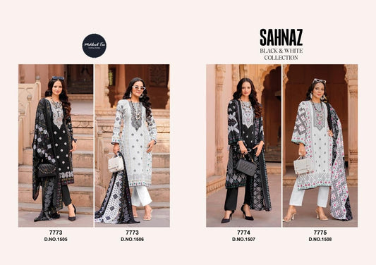 Shahnaz lawn 1505 1506 1507 1508 unstitched