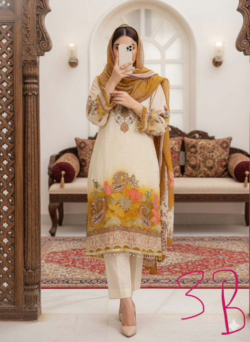 Pure crepe readymade suits select codes