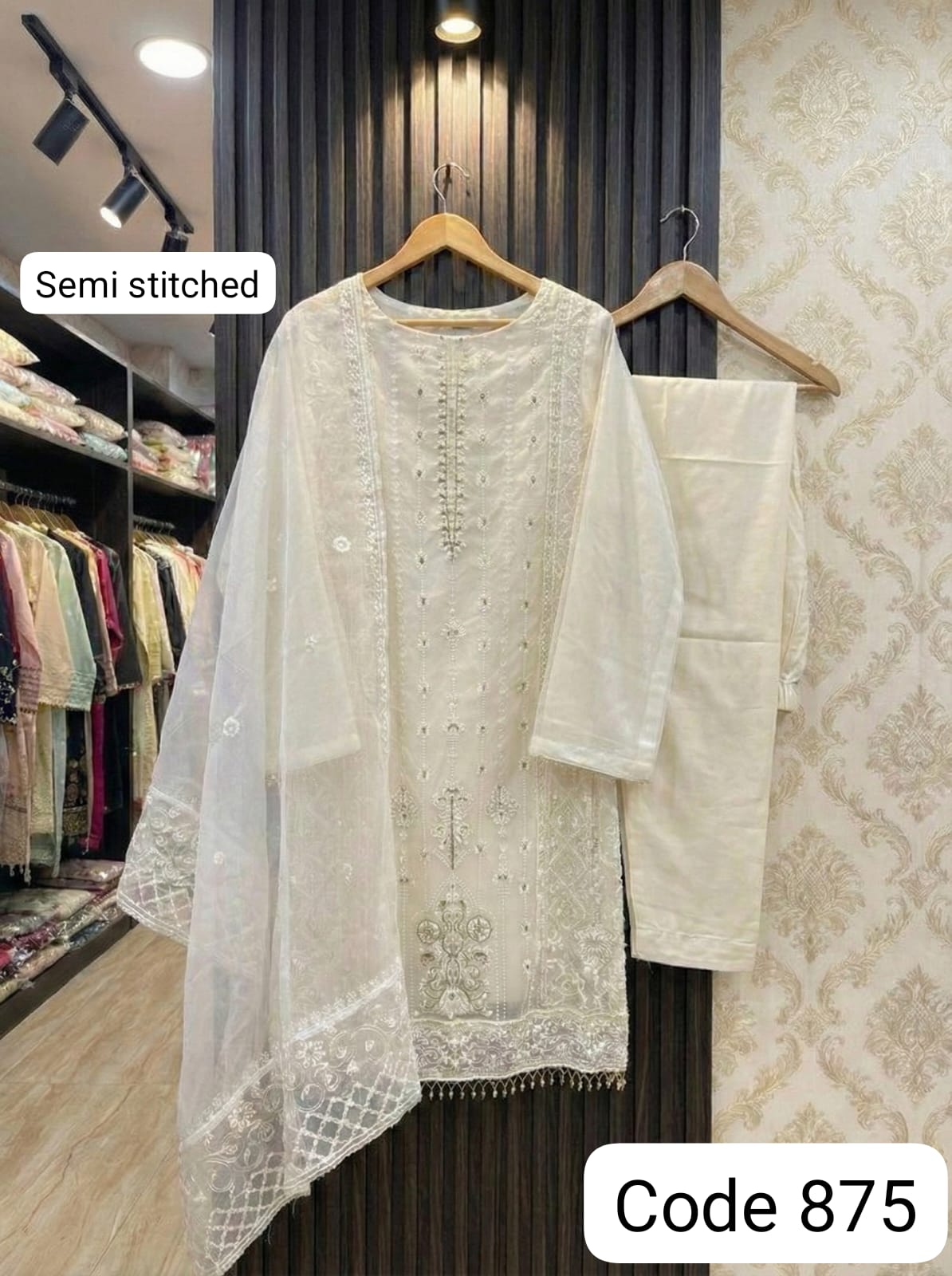 Code 875 semi stitched