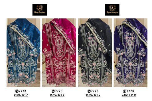 readymade organza eid outfits