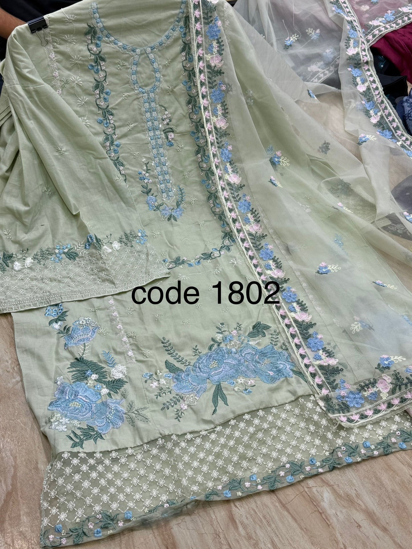 Cotton suits select code to order