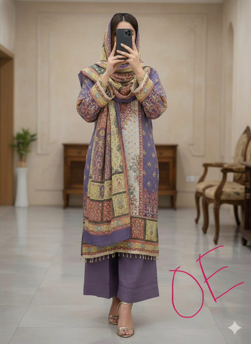 Pure crepe readymade and unstitched