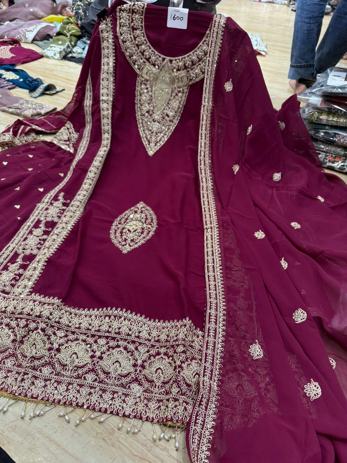 code 412 gharara style