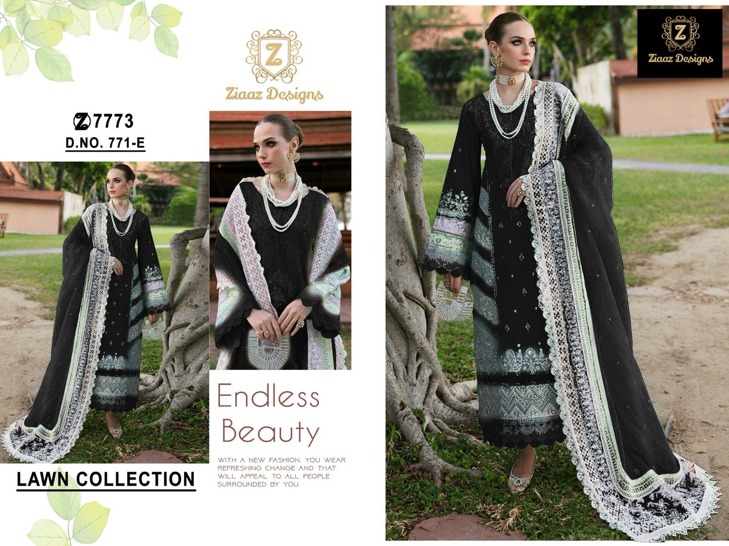 code 771 colours semi stitched