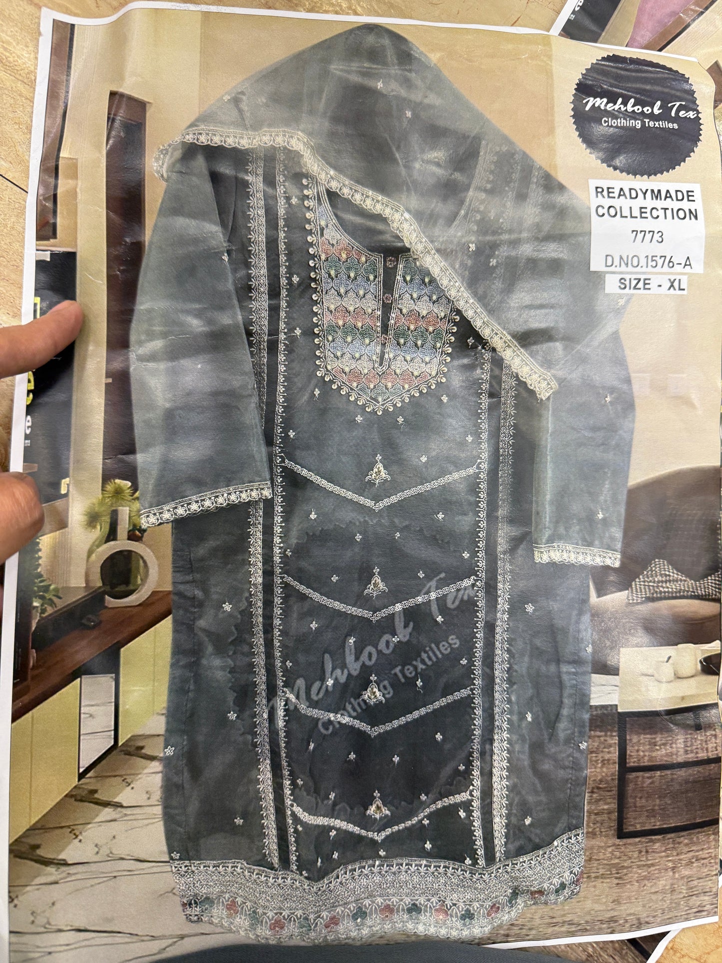 eid outfits organza readymade