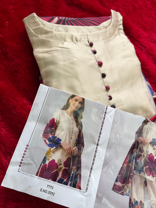 Code Armani satin outfit