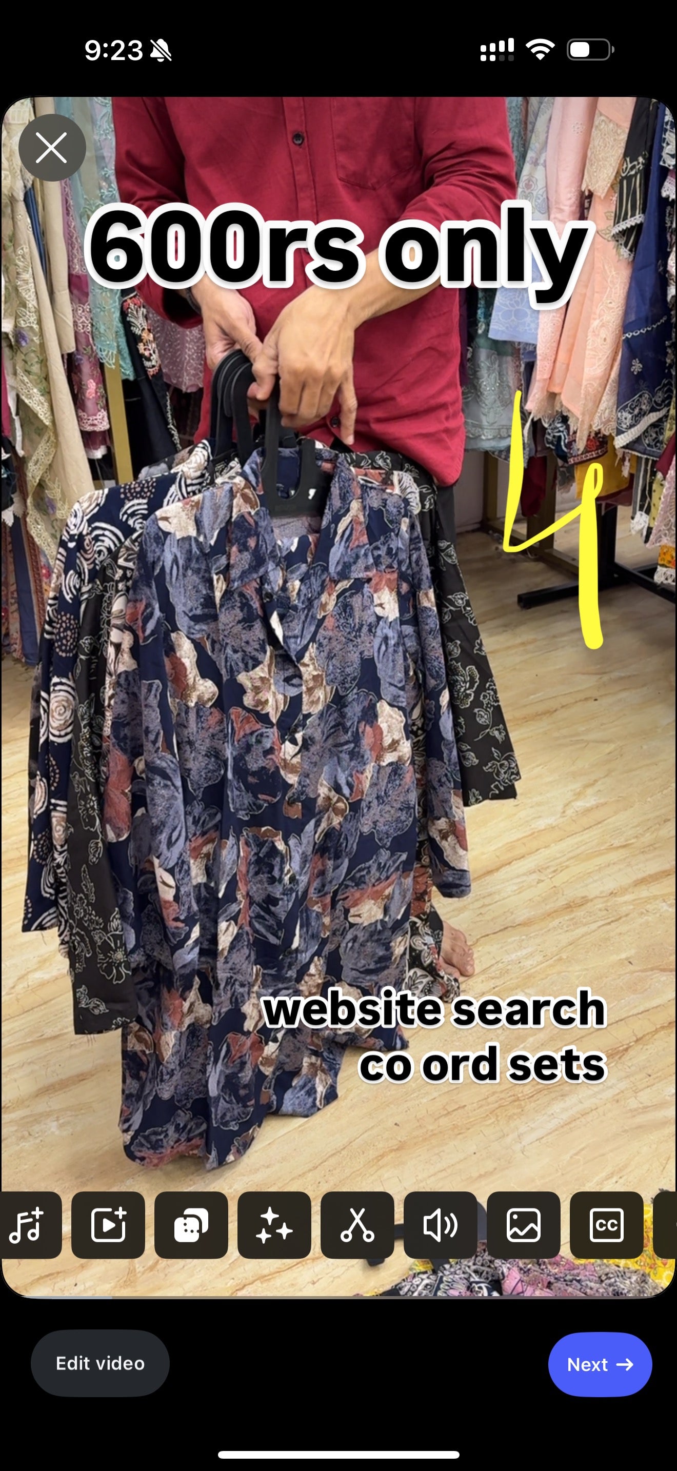 Rayon co ord sets courier included pls mention size L and xl in address section