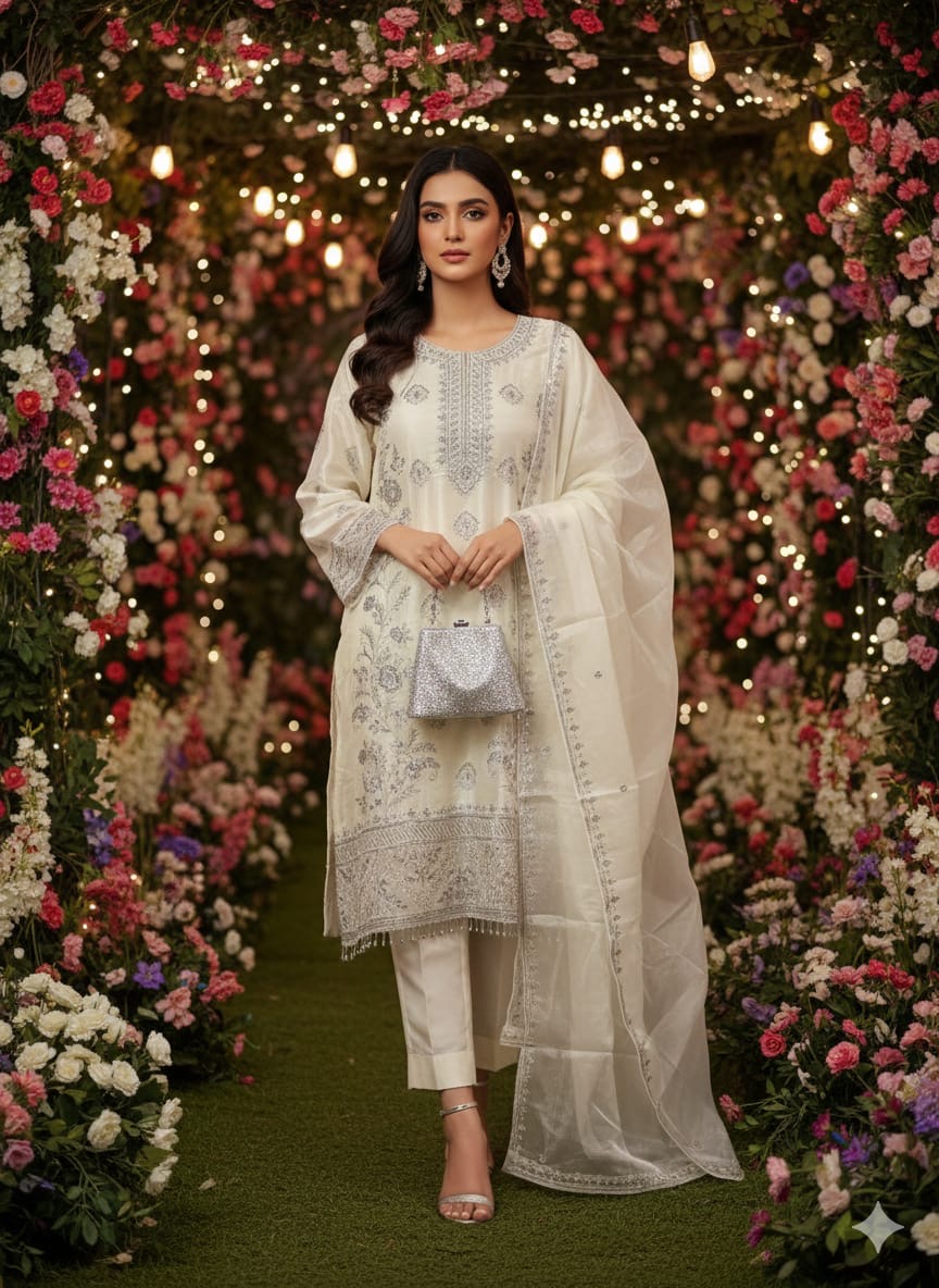 code 786 semi stitched