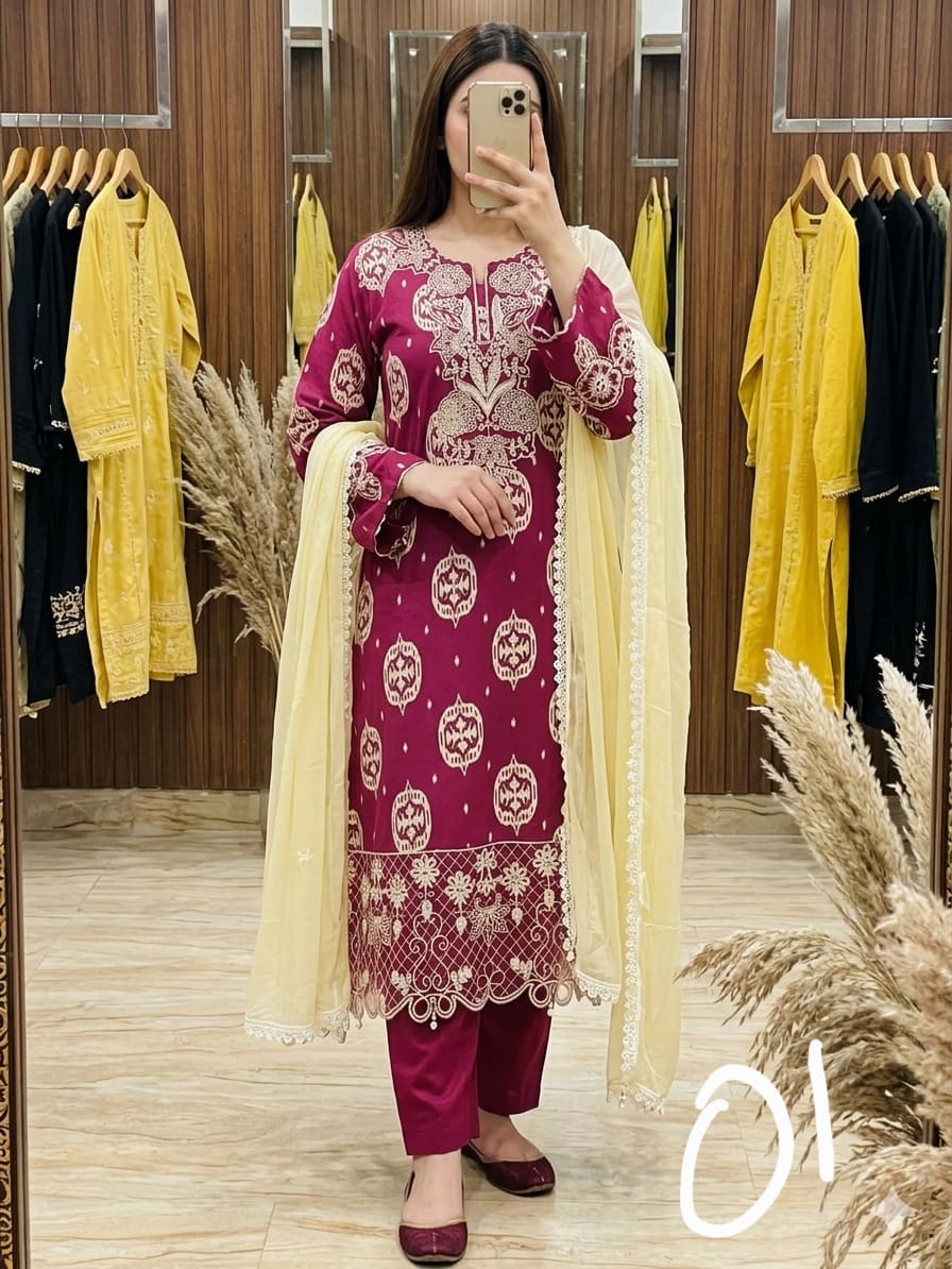Summer stock Rayon suits summer collection