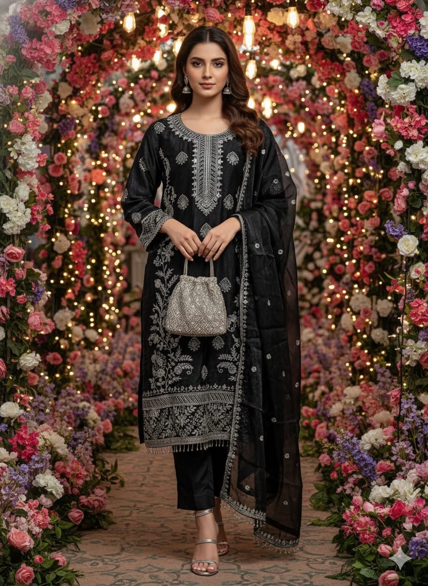 code 786 semi stitched