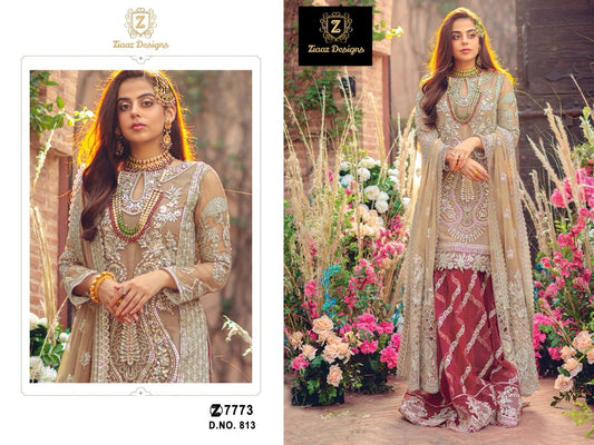 code 813 semi stitched and readymade eid outfits
