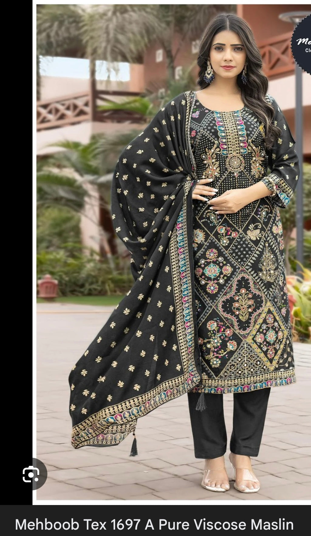 Pure muslin Unstitched suits offer pcs