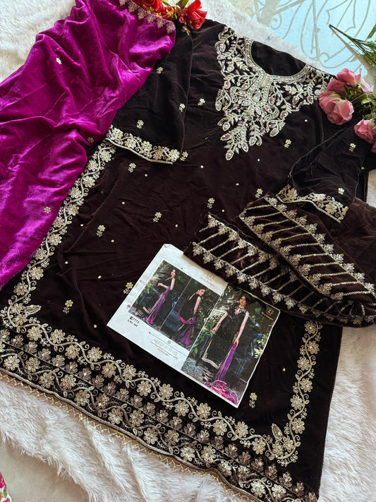 code 644 velvet get free suit cotton