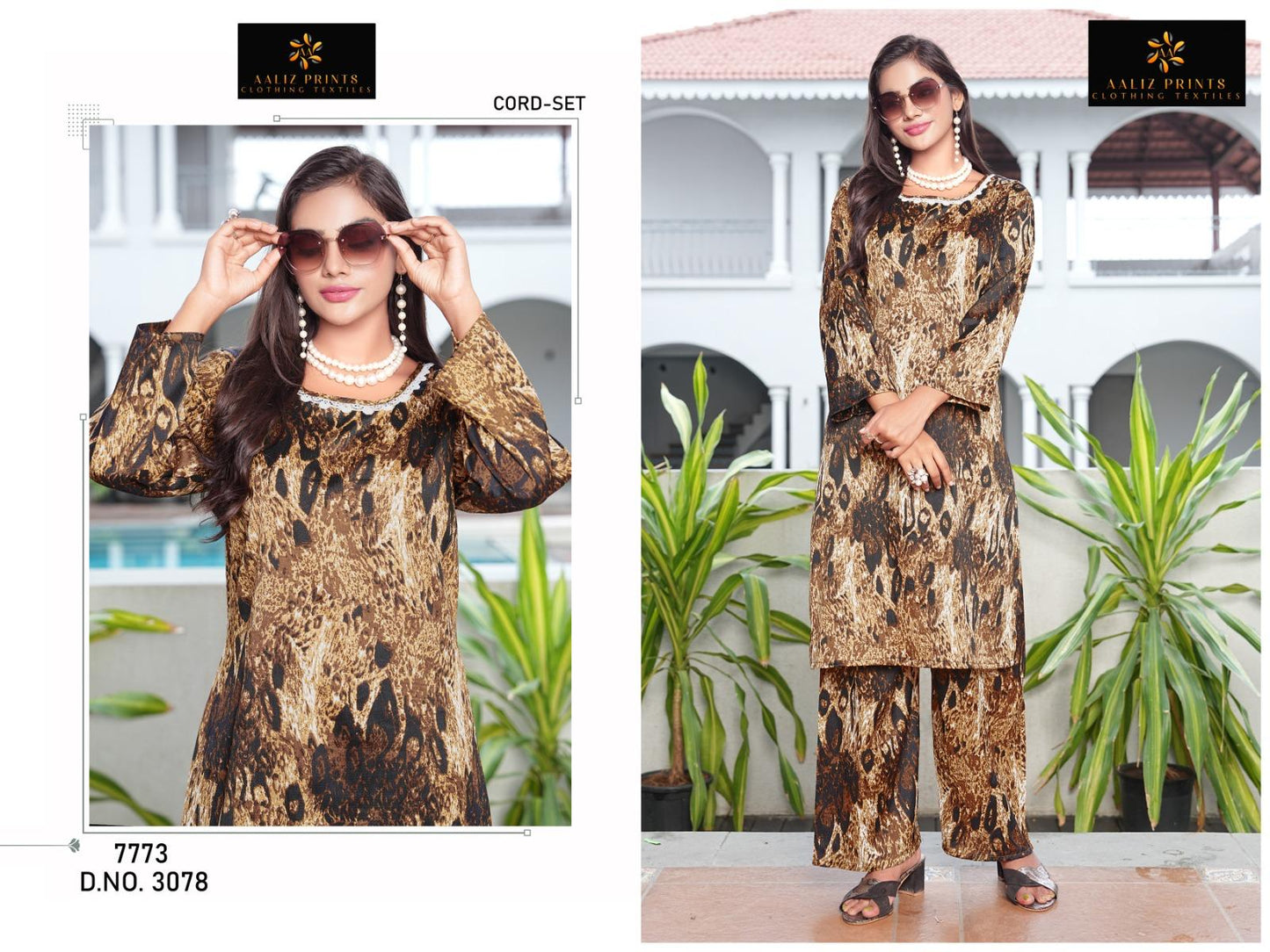 Mix crepe cotton co ords