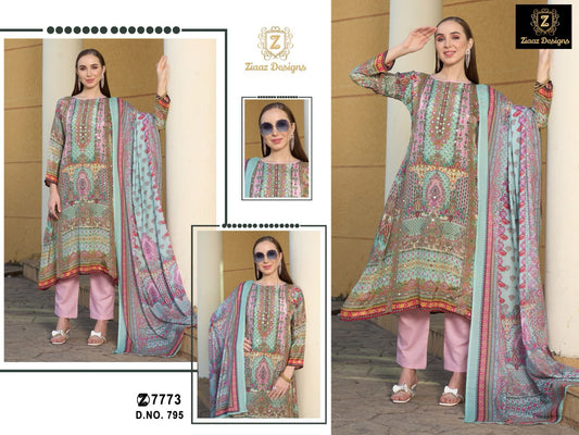 code 795 readymade and semi stitched both avail