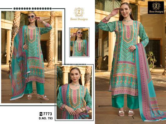 code 793 readymade and semi stitched both options avail