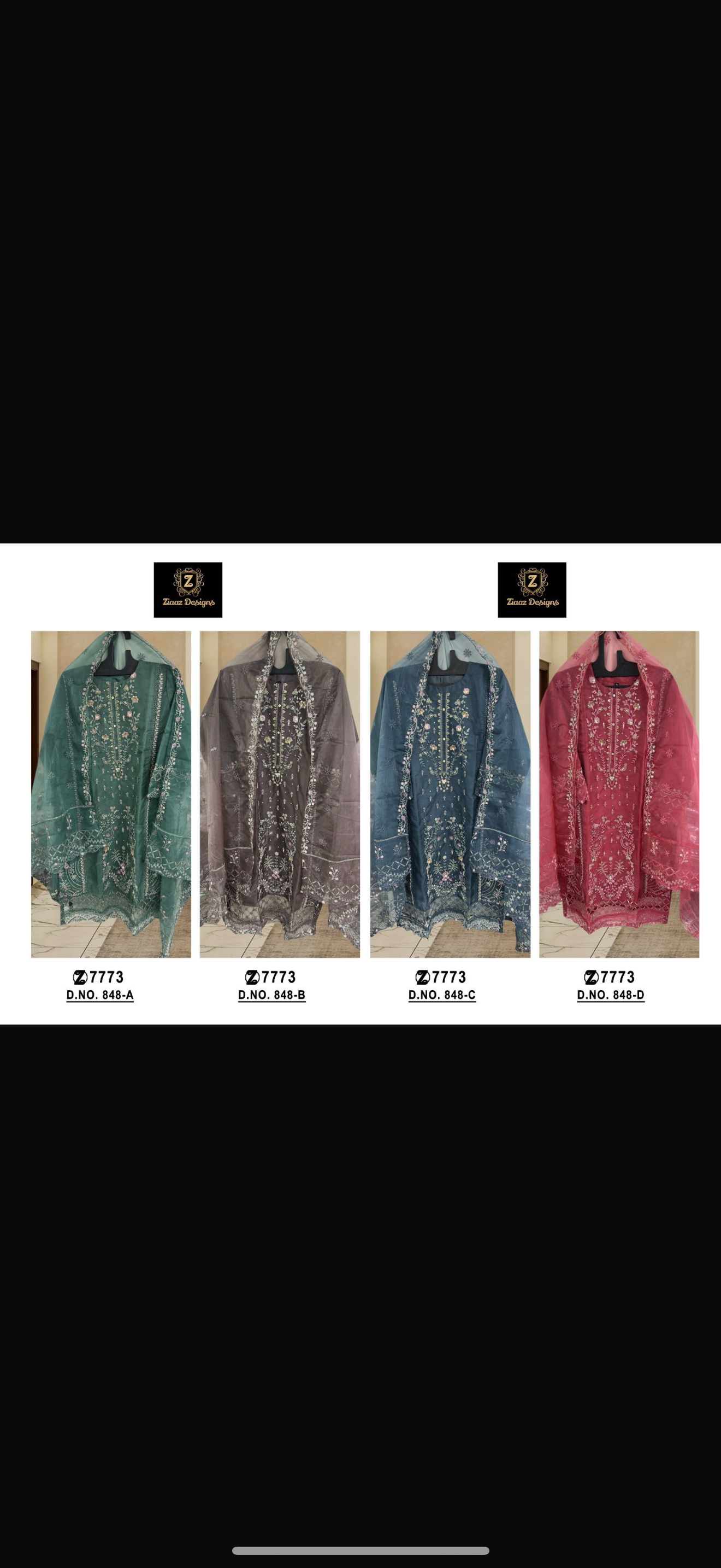 eid outfits readymade code 848