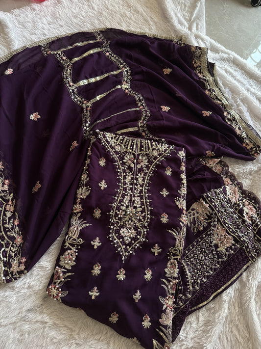 code 489 semi stitched get free suit cotton