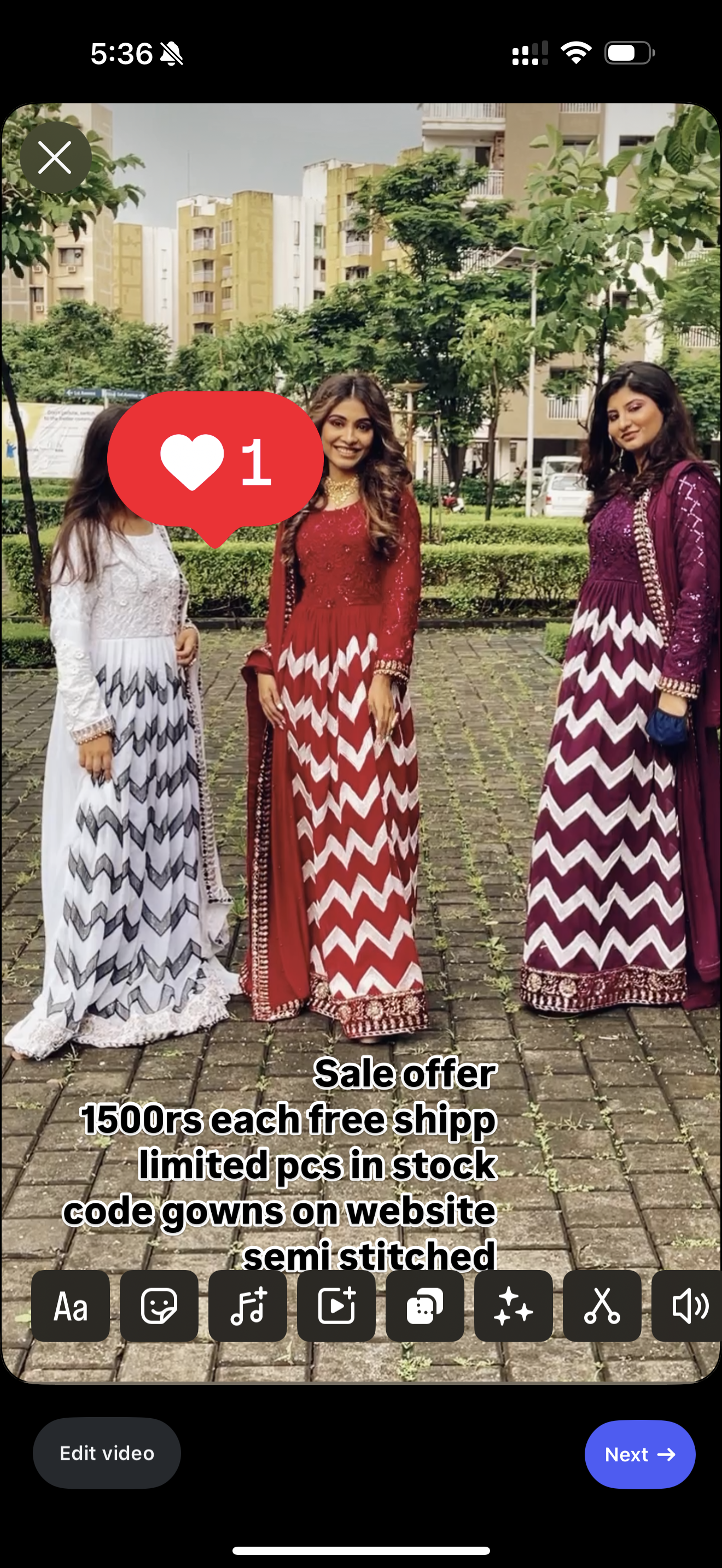 gowns for sale semi stitched