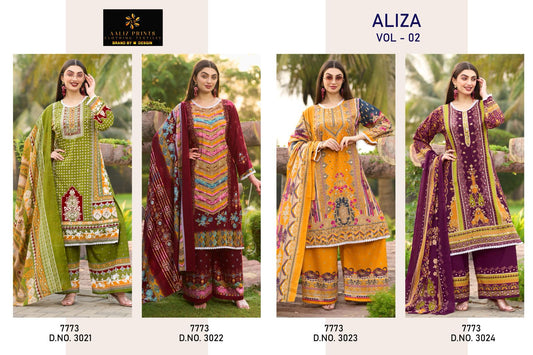 Aaliz Aliza vol 2  semi stitched