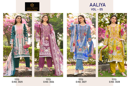 Aaliz Aaliya vol 5 and 6 unstitched