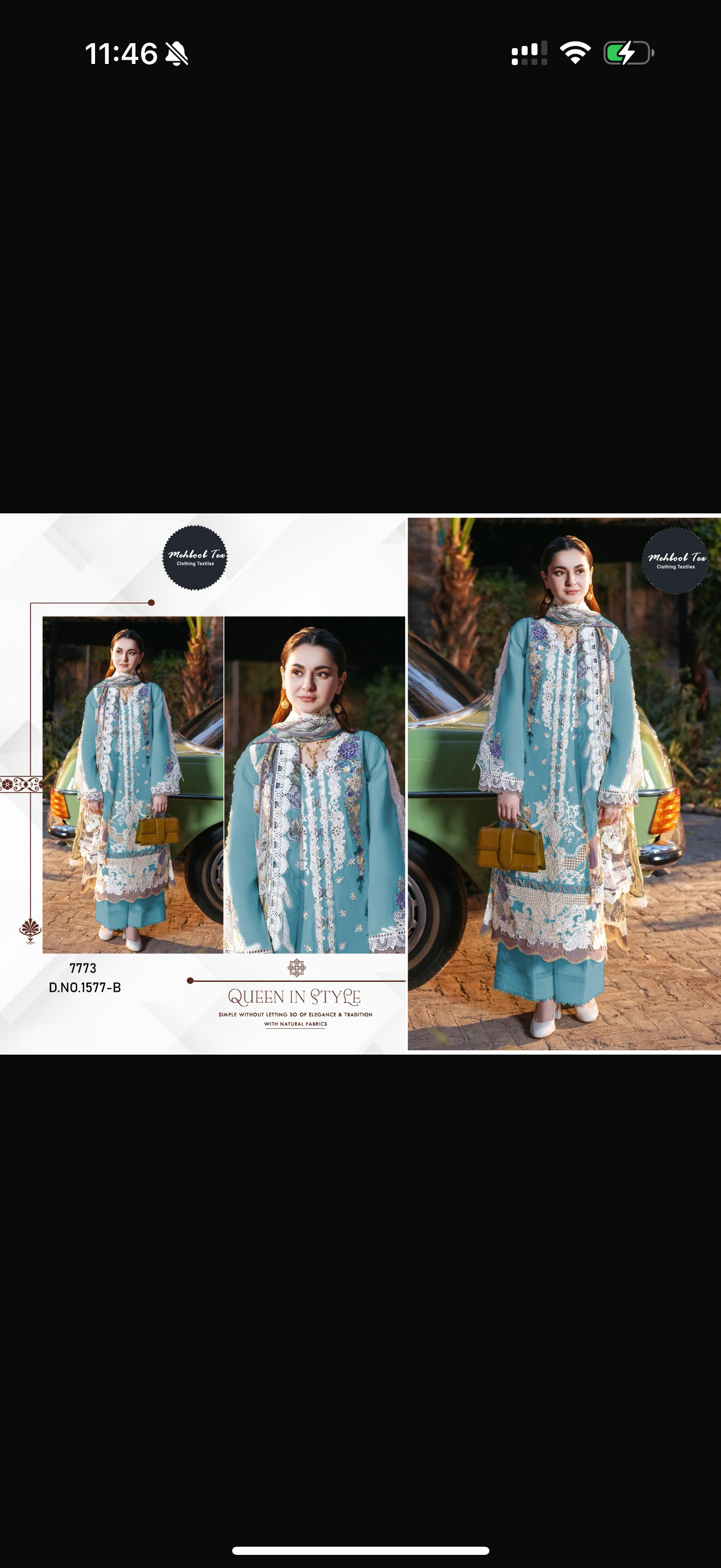 code  1577 semi stitched chiffon dup