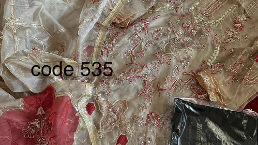 code 535 semi stitched sale